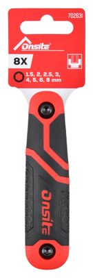 Clés allen mâles par 8 - ONSITE