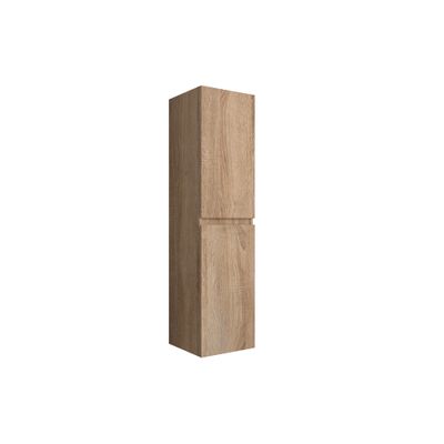 Colonne de salle de bains Volta L30 x H120 x P30 cm bois mélaminé couleur bois