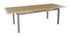 Table de jardin à rallonge LOUISIANE aluminium beige 187/247x100cm - PROLOISIRS