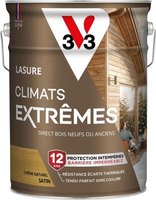 Lasure Climats Extrêmes® 12 ans chêne naturel 5 L - V33