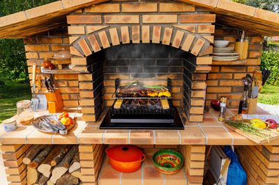 Grilloir en fonte avec cendrier amovible SOMAGIC