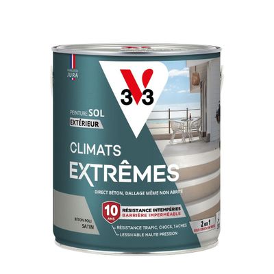 Peinture sols exterieurs climats extrêmes béton satiné 2,5 L - V33