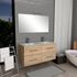 Meuble de salle de bains Volta 4 tiroirs L120 x H50 x P46 cm MDF bois