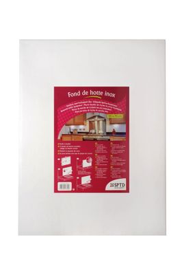 Fond de hotte inox 90 x 70 cm
