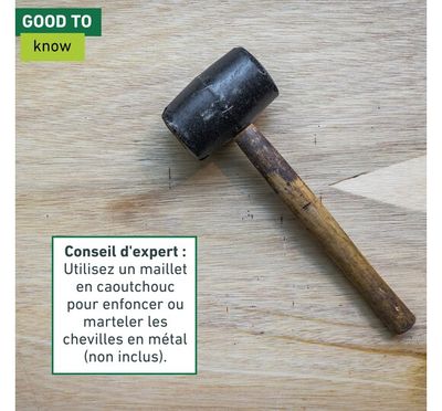 Agrafes métalliques 4 x 14 cm pour fixation dans le sol par 10 WINDHAGER