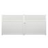 Portail battant aluminium JASMIN l.3,50 x H.1,634 m blanc livraison directe à domicile GARDEN GATE