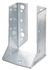 Support de poteau en U ailes intérieures 60 x 100 mm