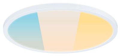 Plafonnier salle de bains LED Atria Shine Ø 40cm blanc IP44 2800 lumens blanc variable CCT - PAULMANN