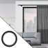 Anneaux silencieux en métal diam 42 mm Finition Noir mat par 10 - MOBOIS