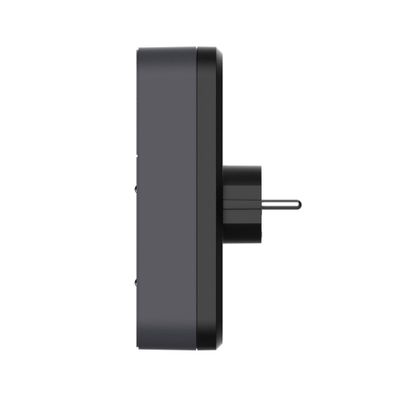 Multiprise murale 2 prises ou biplite avec prises USB A et C noir - QUARX
