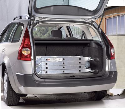 Echelle articulée Selekta avec plateforme aluminium - HAILO