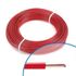 Fil électrique H07V-U 1,5 mm² rigide rouge 100 m