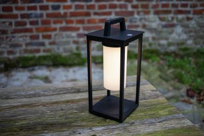 Lanterne extérieur rechargeable LED Saona IP54 150 lumens blanc chaud - TIBELEC