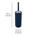 Brosse WC Brasil bleu foncé WENKO