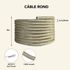 Câble électrique tissu doré 3m - TIBELEC