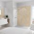 Panneau mural de douche 150x210 cm travertin DécoDesign Décor - SCHULTE