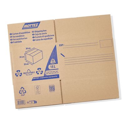 Carton d'expédition 15 Litres 30 x 25 x 20 cm par 20 MOTTEZ