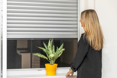 Moustiquaire coulissante 75x100-193 aluminium anthracite SCHELLENBERG