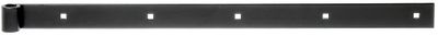 Penture droite longueur 600 mm diamètre 14 mm 35 x 5 mm noire