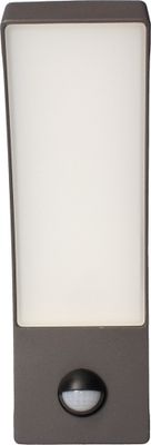 Applique extérieur LED détecteur de mouvements Curve anthracite IP44 1000 lumens blanc chaud - ARLUX