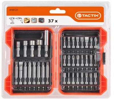 Embouts de vissage en coffret de 37 pièces - TACTIX