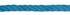 Corde polypropylène torsadée résistance 580 kg diamètre 6 mm bleu vendue au mètre CHAPUIS