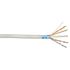 Câble réseau Ethernet cat 6 F/UTP 50 m blanc