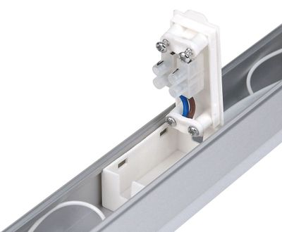 Réglette TORI 35cm LED aluminium 5,5W 400 lumens + interrupteur IP20 4000K - ARIC