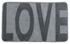 Tapis bains love gris 50 x 80 cm