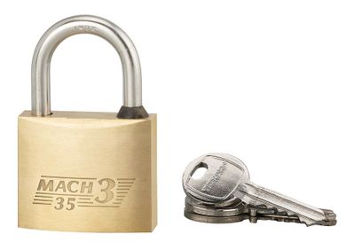 Cadenas à clé Mach 3 largeur 35 mm THIRARD