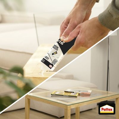 Colle de fixation polymère Ni Clou Ni Vis Multi Matériaux Crystal transparent tube 208 g - PATTEX