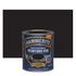 Peinture fer extérieur direct sur rouille finition lisse noir forgé mat 0,75 L - HAMMERITE