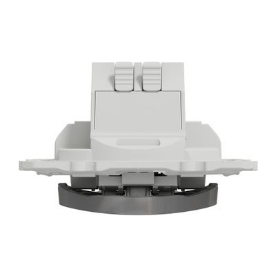 Interrupteur volet roulant 3 boutons aluminium - Odace SCHNEIDER ELECTRIC