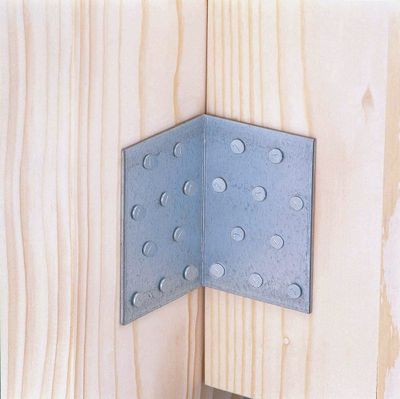 Equerre d'assemblage multi-trous galvanisé 60 x 60 x 80 mm