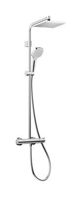 Colonne de douche thermostatique chromée Moventa E 230 EcoSmart - HANSGROHE