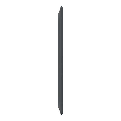 Plaque de finition 3 postes verticale anthracite - Ovalis SCHNEIDER ELECTRIC