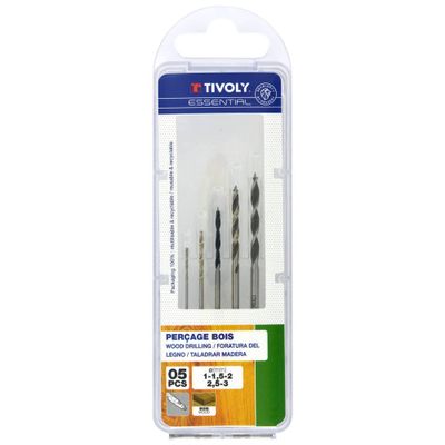 Mèches bois 3 pointes par 3 - TIVOLY