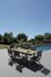 Table de jardin à rallonge HIVAOA aluminium beige 180/240/90x77 cm - PROLOISIRS