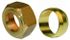 Ecrou femelle 20/27 avec bague bicone pour tube de cuivre diamètre 18 mm