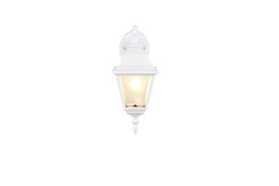 Applique extérieur descendante E27 Livenza blanc IP44 60W - TRIO