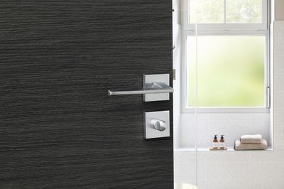 Poignées sur rosaces Modena chrome satiné par 2 FROSIO