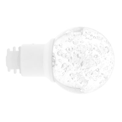 Embout déco bulles à visser en métal diam 20 mm Finition Blanc mat - MOBOIS