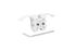 Butoir d'extrémité à pince polyamide blanc pour rail Ella 1 & 2 par 2 CIME