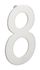 Chiffre 8 à visser hauteur 100 mm inox THIRARD