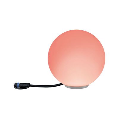 Boule lumineuse extérieur LED Ø20cm compatible Zigbee Plug & Shine IP65 180 lumens RGBW - PAULMANN