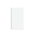 Pare-baignoire rabattable 120x70 cm profilé blanc verre transparent Essentiel - AURLANE