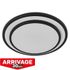 Plafonnier LED Orbis Berlin noir 2000 lumens blanc chaud - LEDVANCE
