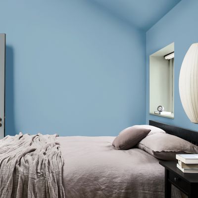 Peinture Crème de Couleur Bleu Céleste satin 1,25 L - DULUX VALENTINE