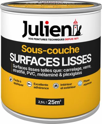 Sous-couche SURFACES LISSES 2,5 L - JULIEN