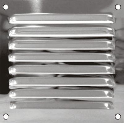 Grille à persiennes inox 150 x 150 mm AUTOGYRE